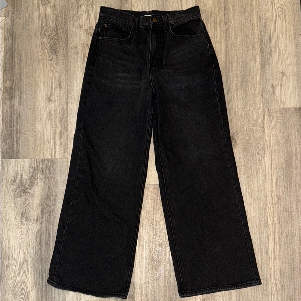 Urban Outfitters Black Wide Leg Jeans